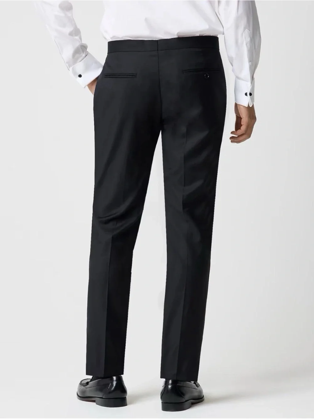 J.Crew Slim-fit Thompson tuxedo pant Men’s 29x32 NWT Formal Dress Black Tie